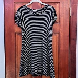 Striped tshirt dress